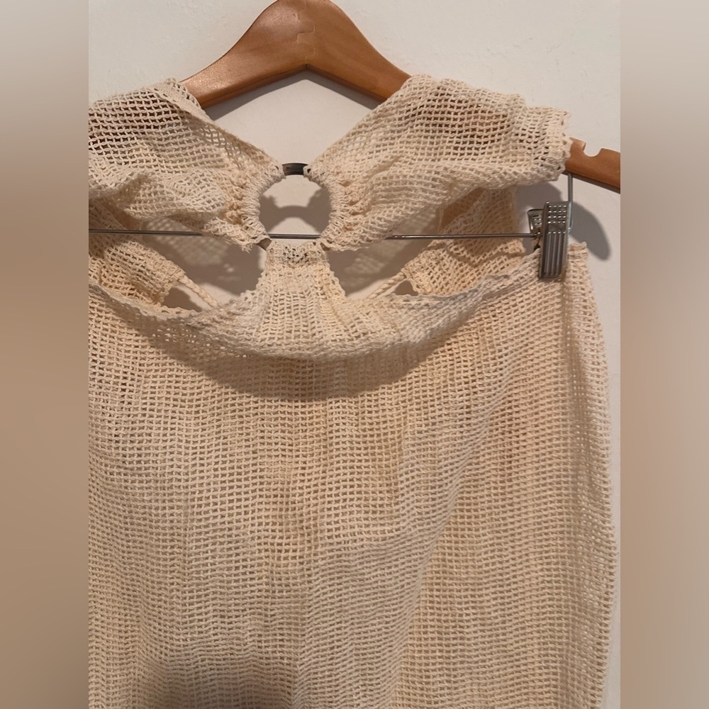 Tularosa‎ Caliope Midi Dress Cover Up in Natural Sz S - Picture 5 of 7